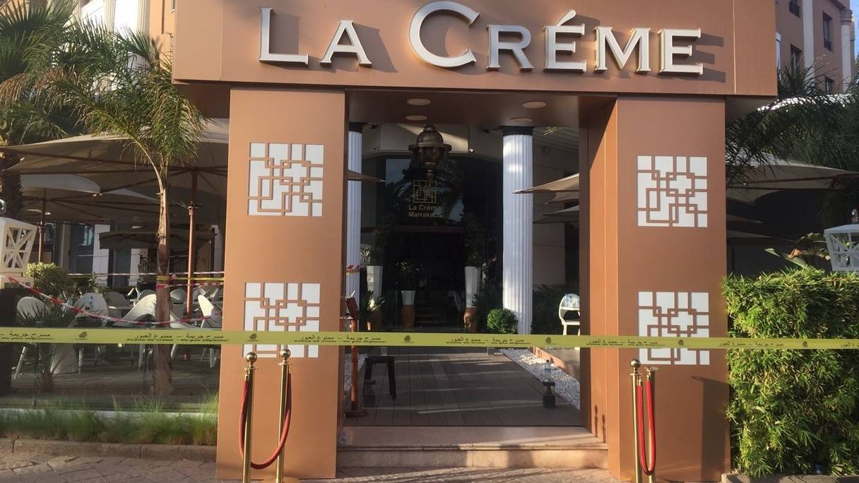 Le café La Crème à Marrakech.
