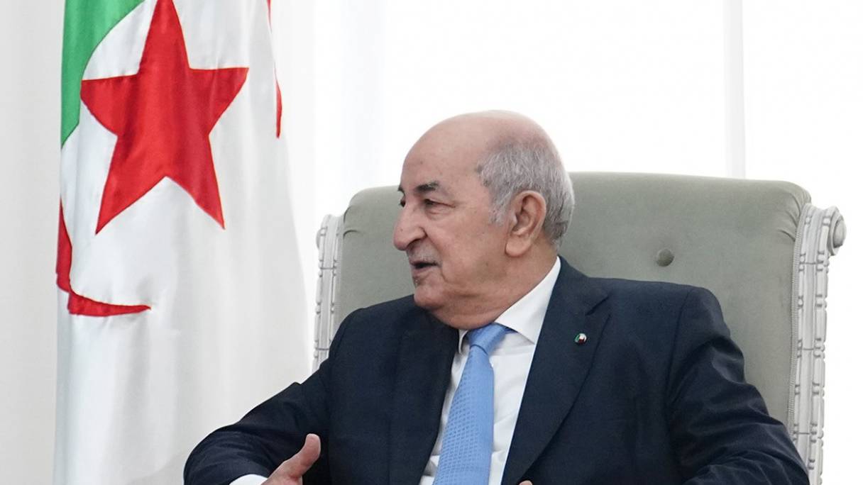 Abdelmadjid Tebboune, à Alger, le 13 février 2020. 
