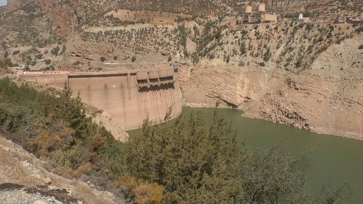 Les réserves du barrage de Bin El Ouidane affichent un taux de remplissage de 10,39% en septembre 2022.

