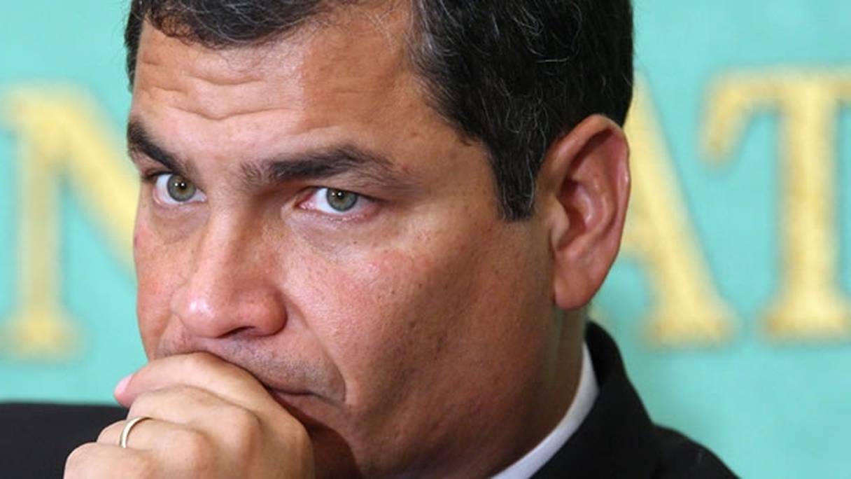 Président équatorien, Rafael Correa.
