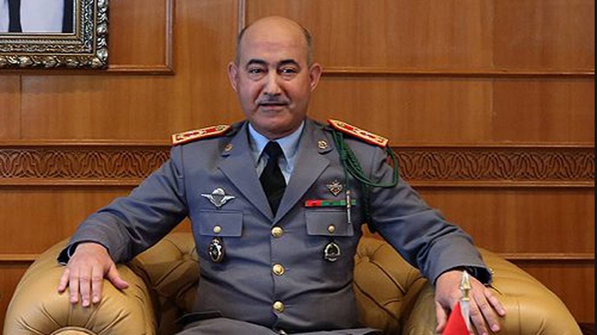 L'Inspecteur général des Forces armées royales, le Général de corps d'armée Abdelfettah Louarak.

