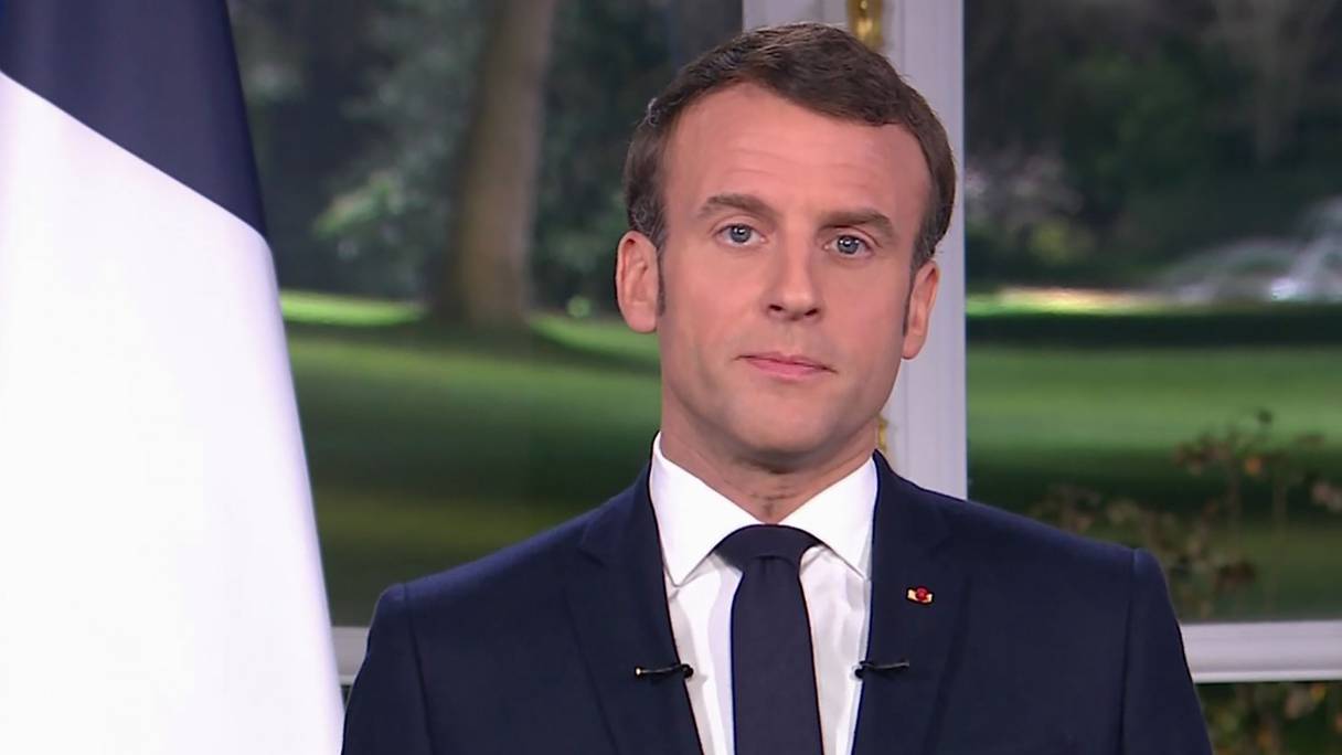 Emmanuel Macron, président de la République française.
