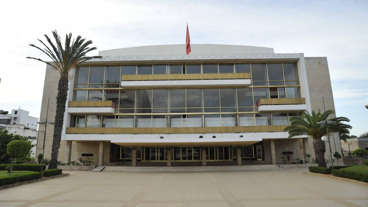 Le théâtre national Mohammed V,  à Rabat. 
