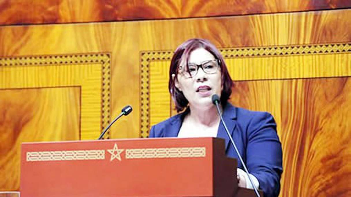 La députée PPS Aïcha Lablak.
