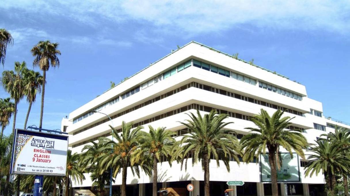 Le siège Attijariwafa bank, à Casablanca.
