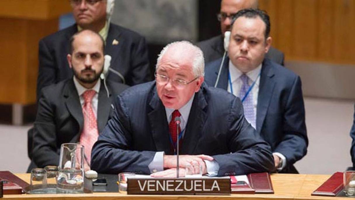 Rafael Ramirez, ex-ambassadeur du Venezuela à l'ONU. 
