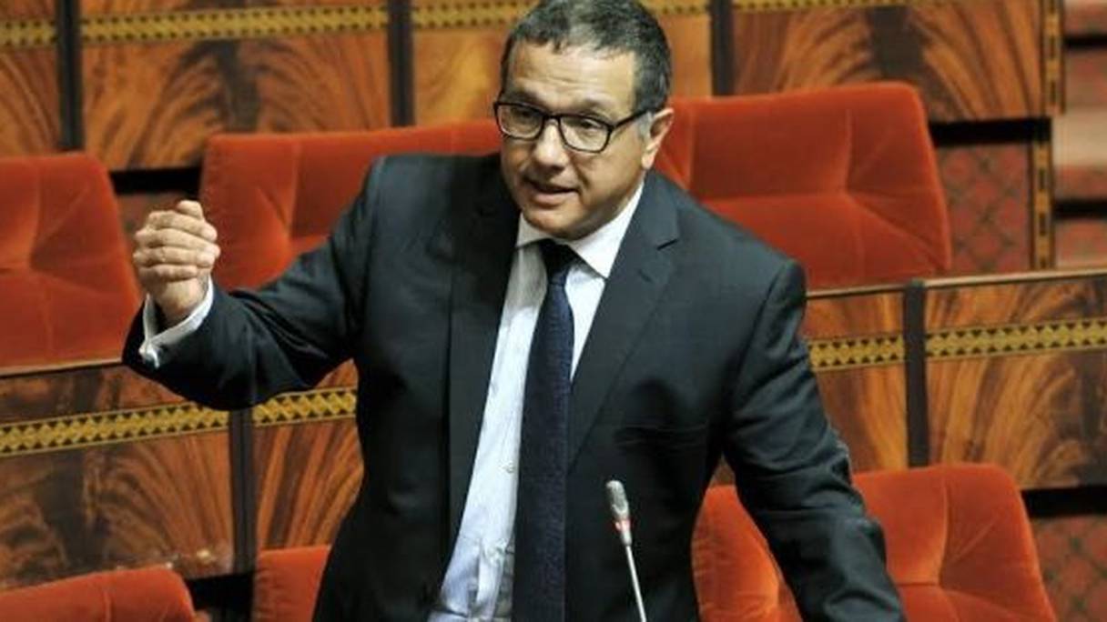 Mohamed Boussaid, ministre de l'Economie et des finances. 

