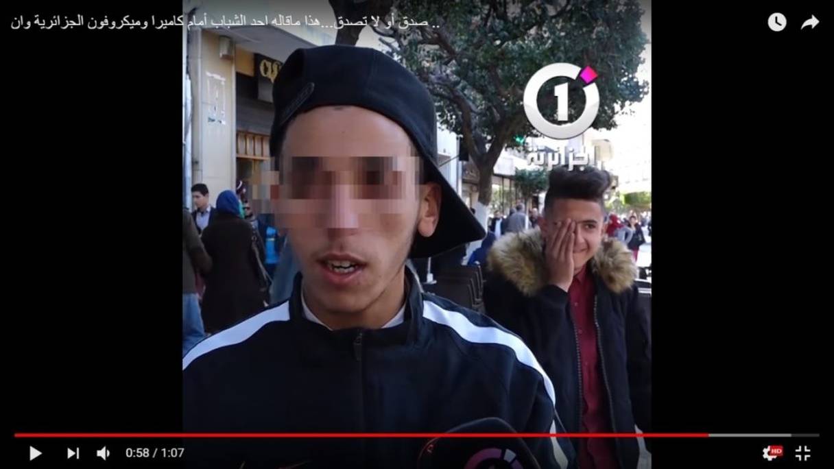 Ce jeune algérien revendique ouvertement la légalisation de la vente de psychotropes.
