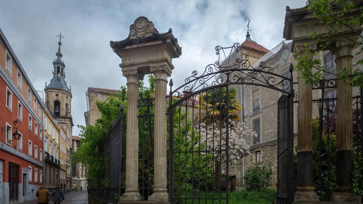 Le palais Alava-Esquivel, propriété de la municipalité de Tanger, situé à Vitoria, dans le nord de l'Espagne.
