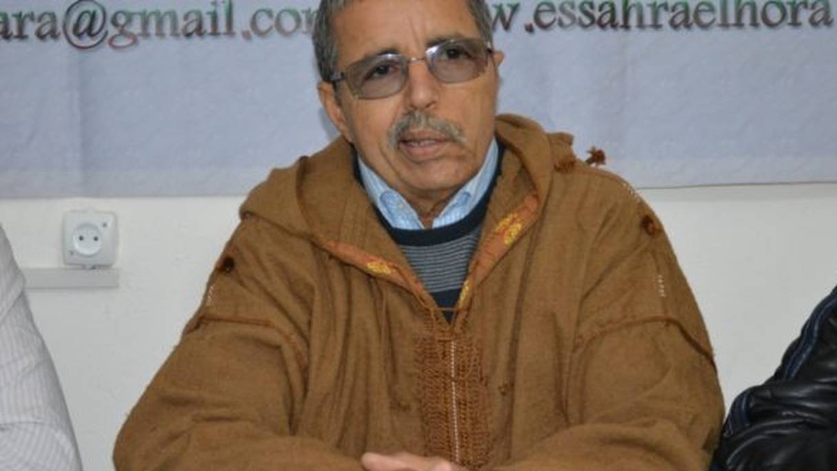 Mohamed Akaik, un farouche partisan de "la reprise des armes" contre le Maroc.
