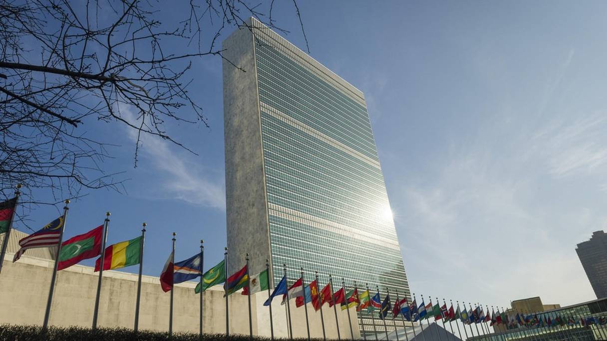 Le siège de l'ONU, à New York.
