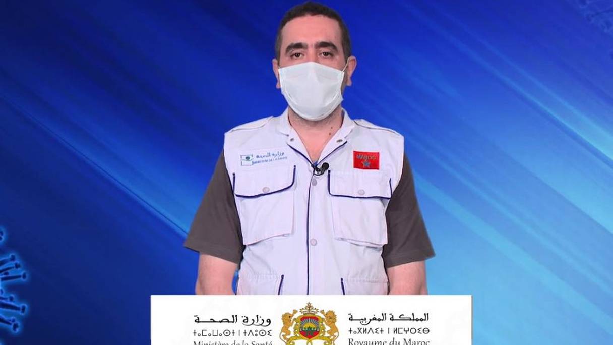 Le coordonnateur du Centre national des opérations d'urgence de santé publique au ministère de la Santé, Mouad Mrabet.
