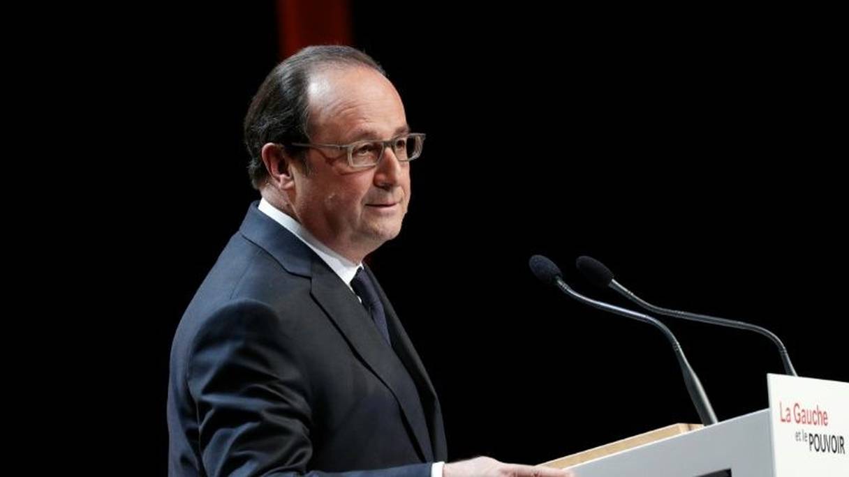 Le président François Hollande à Paris le 3 mai 2016

