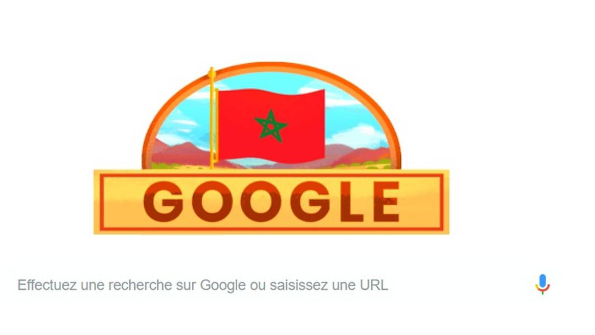 Google célèbre l’anniversaire de l’indépendance du Maroc.
